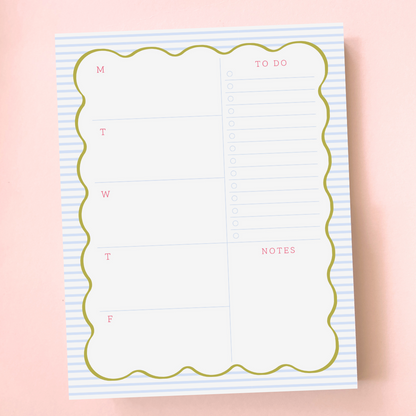 Weekdays Planning Pad (8.5x11)