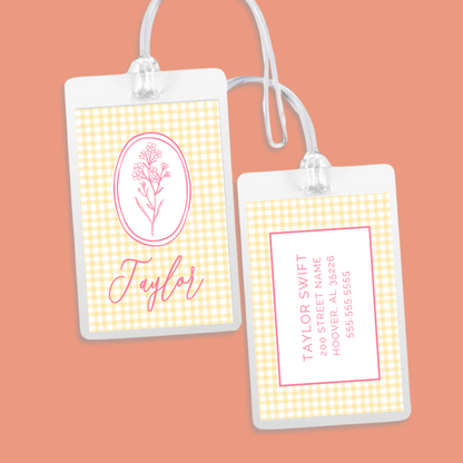 Laminated Bag Tag (2.5"x3.5")