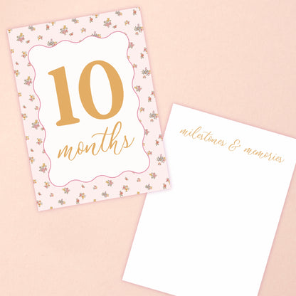 Baby's First Year - Milestone Cards