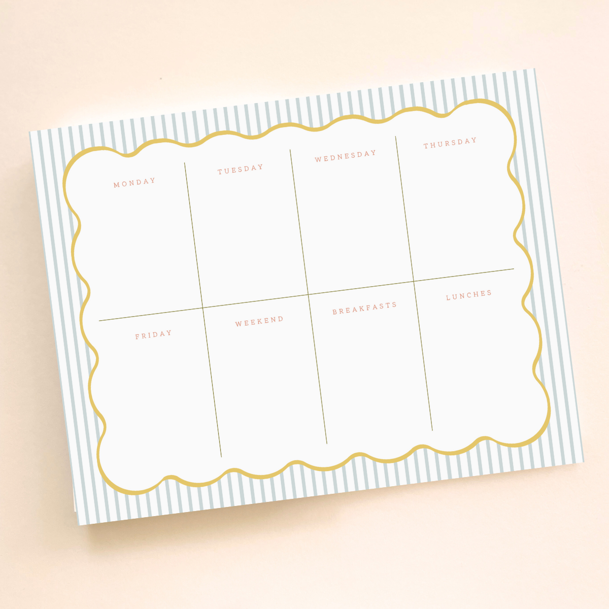 Meal Planner Notepad (8.5x11)