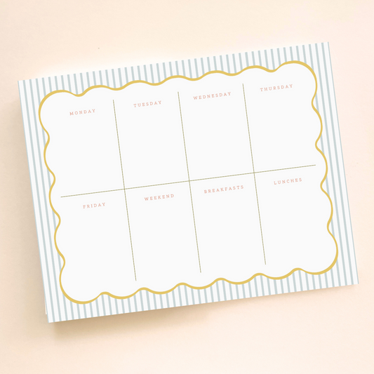 Meal Planner Notepad (8.5x11)