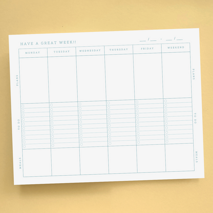 Great Week Notepad (8.5x11)